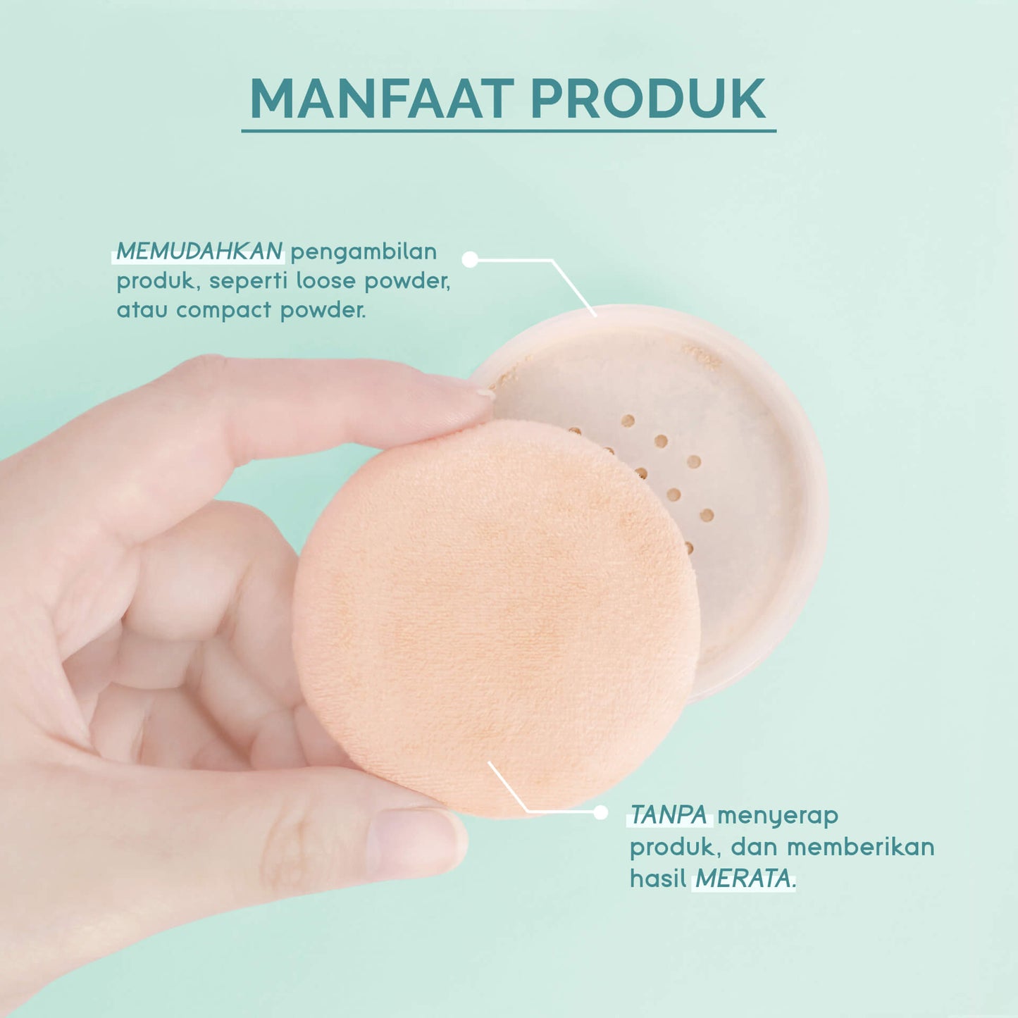 Glamfix Finishing Powder Puff