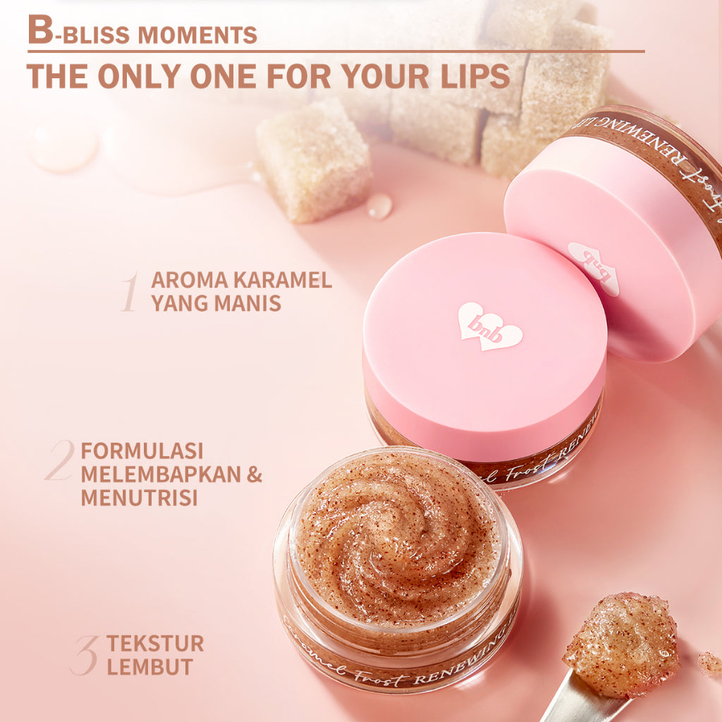 Barenbliss CARAMEL FROST RENEWING LIP SCRUB