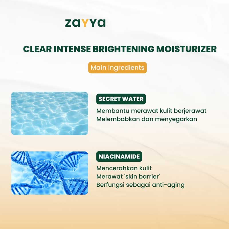 Zayya Clear Intense Brightening Moisturizer   | 50 g