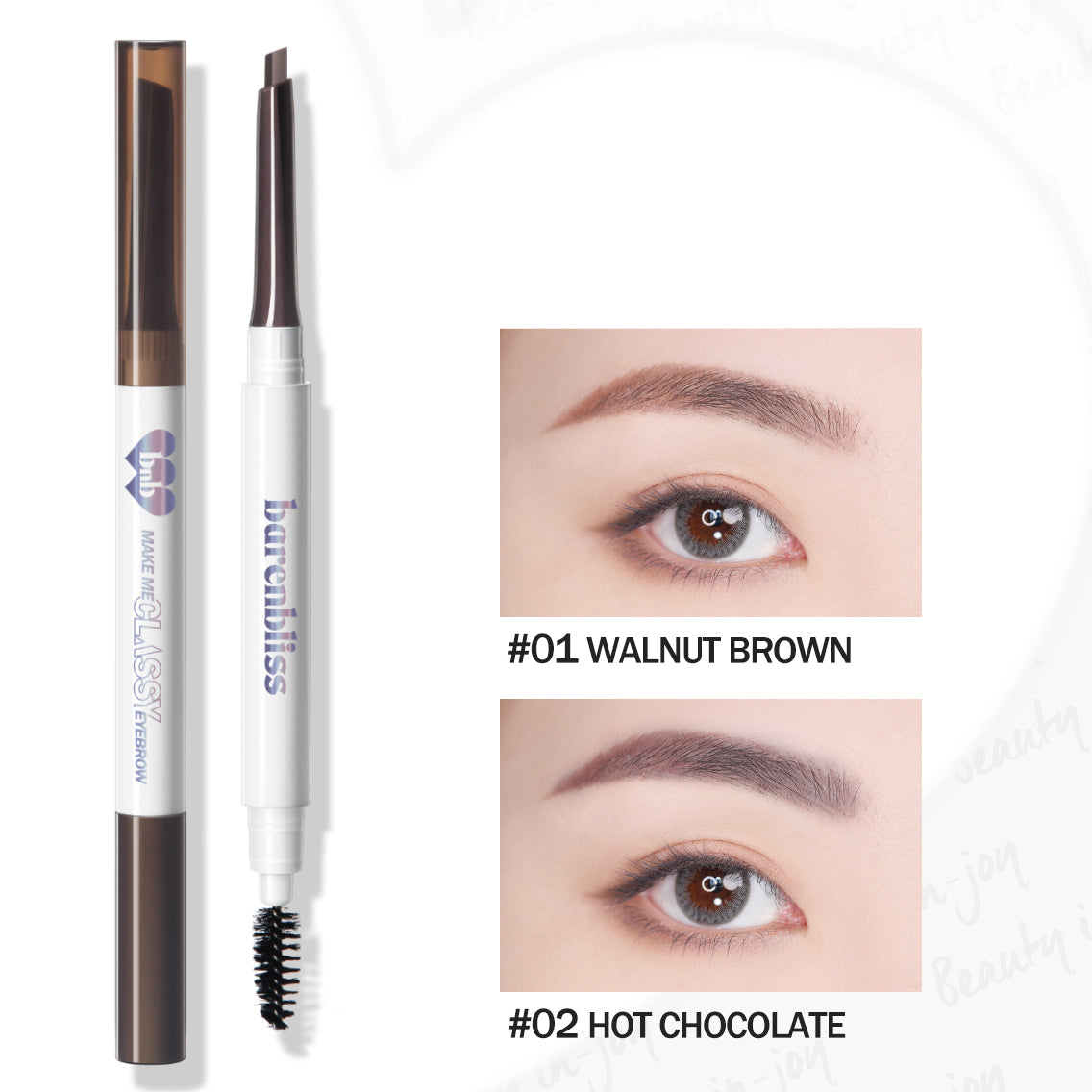 Barenbliss Make Me Classy Eyebrow - 01 Walnut Brown | 0.16 g