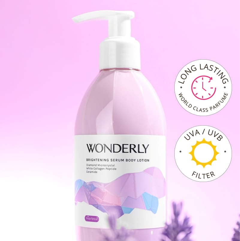 Wonderly Brightening Serum Body Lotion Amore