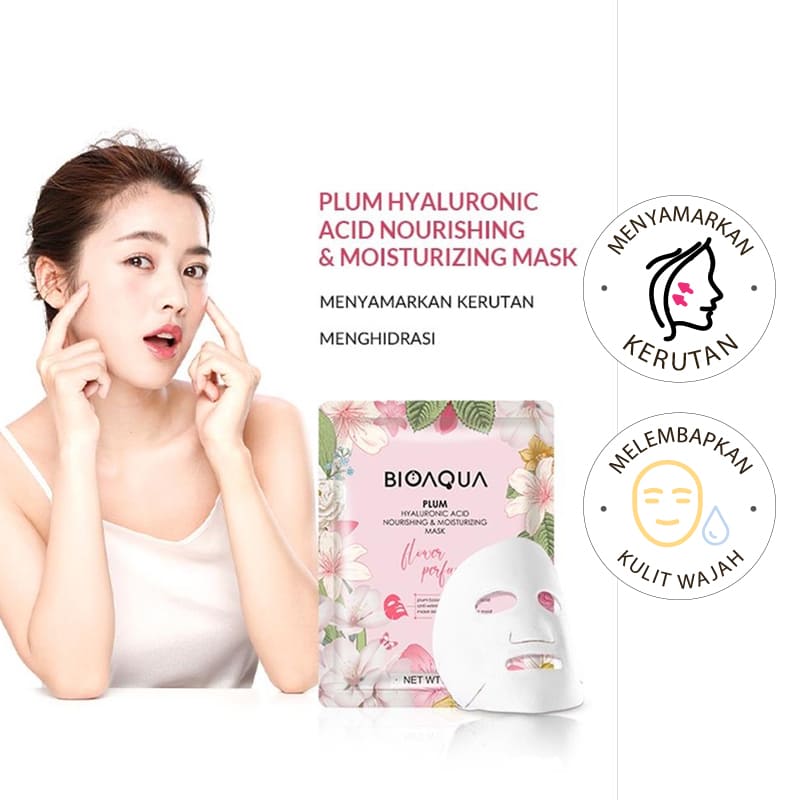 BIOAQUA Plum Hyaluronic Acid Nourishing & Moisturizing Mask 28g