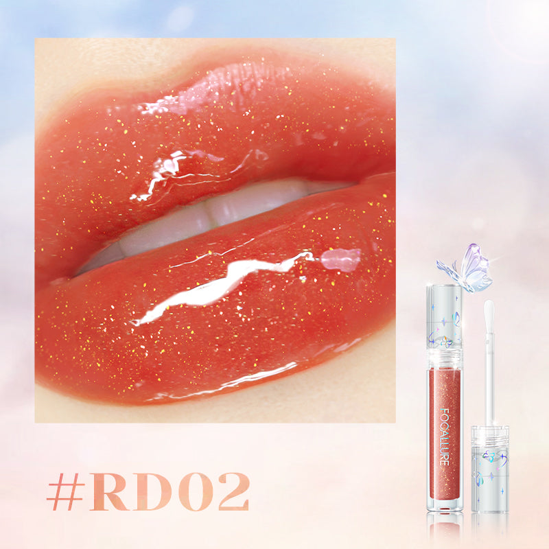 FOCALLURE WATERY GLOW LIPGLOSS RD02