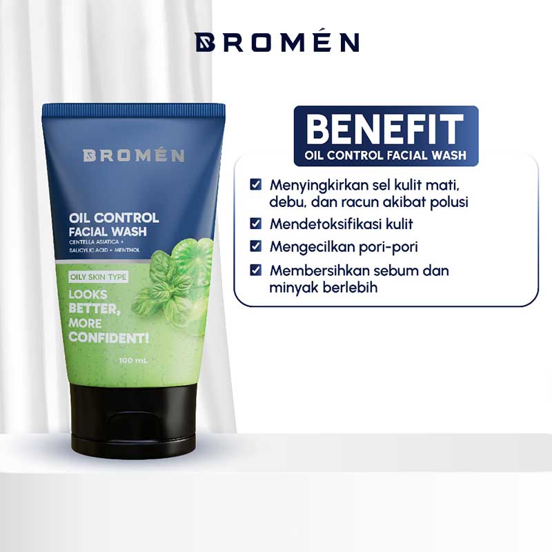 BROMEN Oil Control Facial Wash 100ml