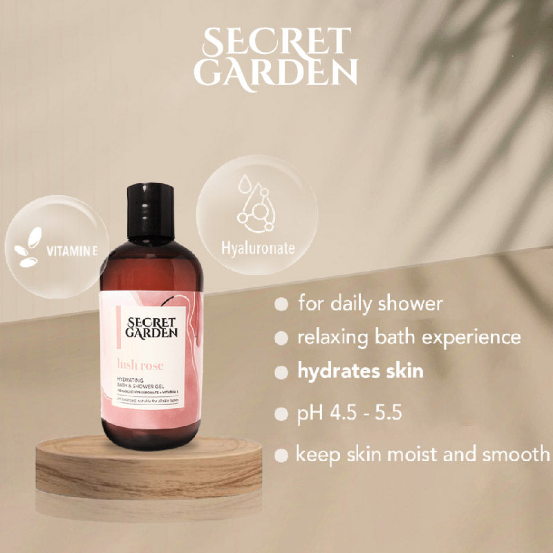 Secret Garden Shower Gel Lush Rose 250ml