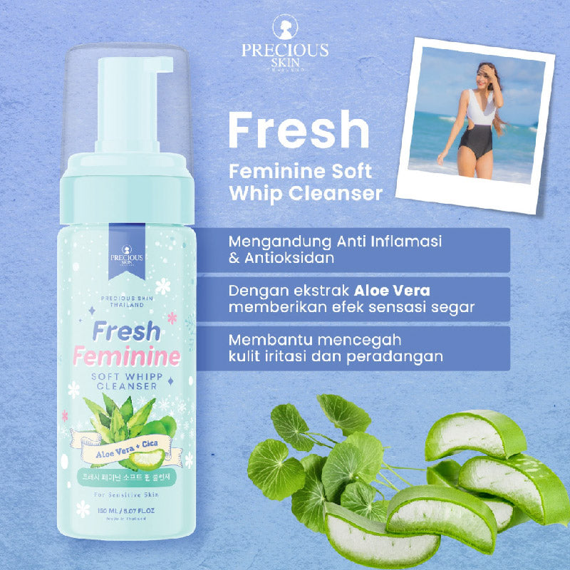 PRECIOUS SKIN Soft Whipp Cleanser Fresh Feminine - 150ml