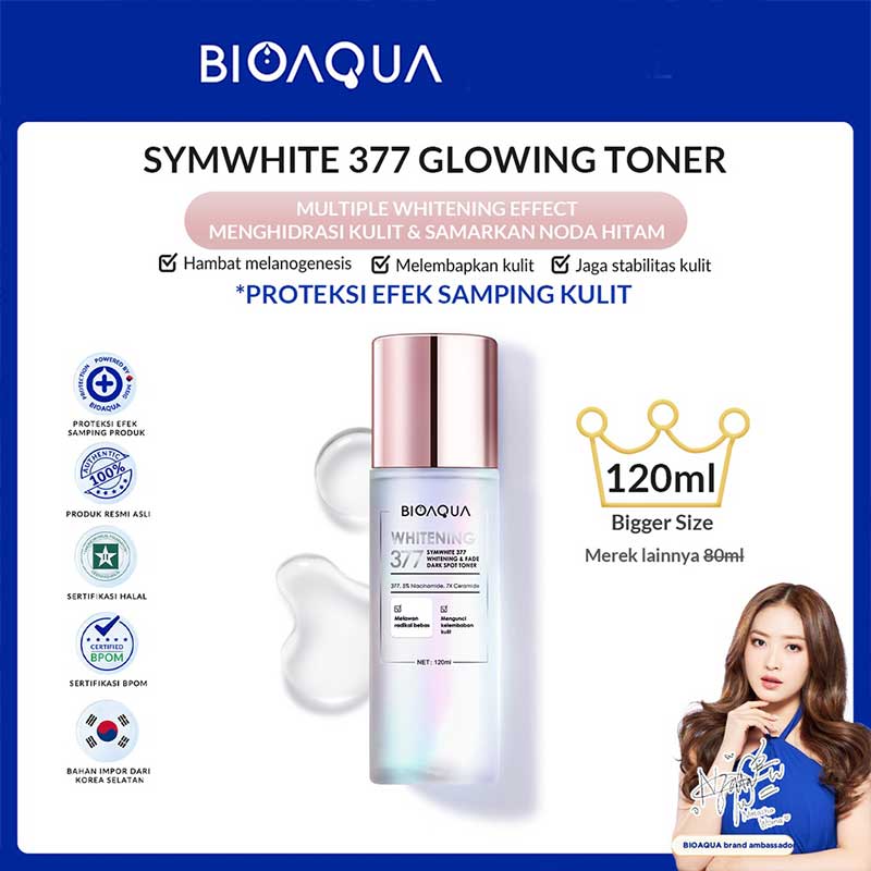 BIOAQUA Sym White 377 Whitening & Fade Dark Spot Toner 120ml