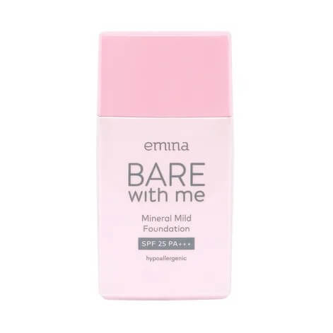 Emina Bare With Me Mineral Mild Foundation - 04 Mocca | 30 ml