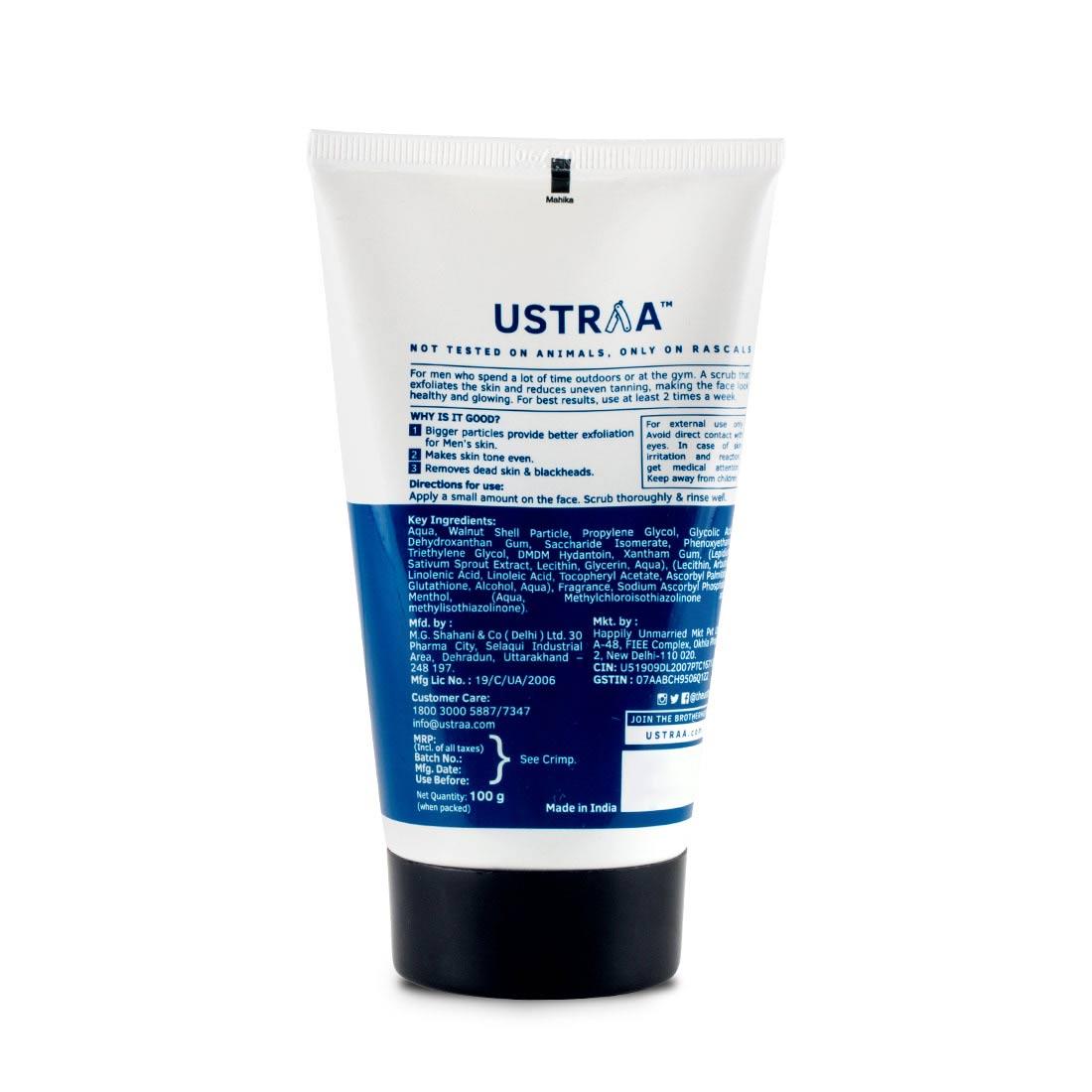 Ustraa Face Scrub De Tan | 100 g