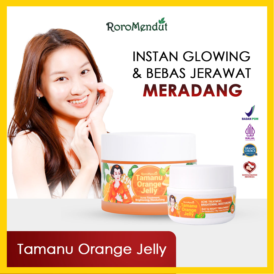 Roro Mendut Tamanu Orange Jelly Mini Size | 15 g