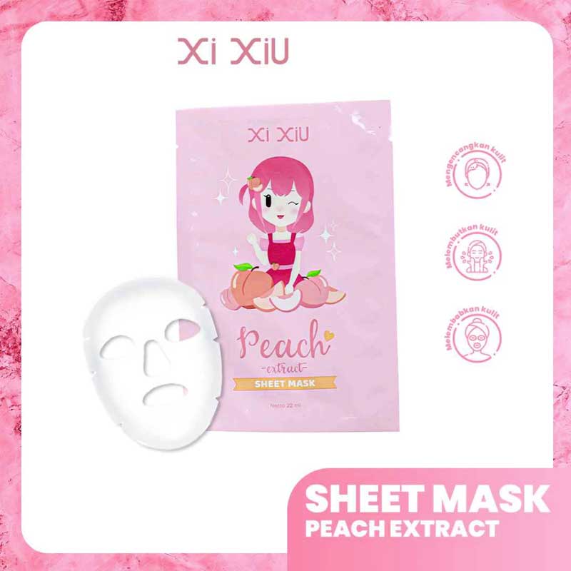 Xi Xiu Sheet Mask With Peach Extract | 22 ml