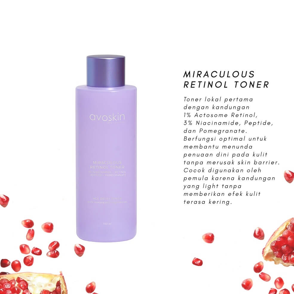 Avoskin Miraculous Retinol Toner Lilac Edition | 100 ml