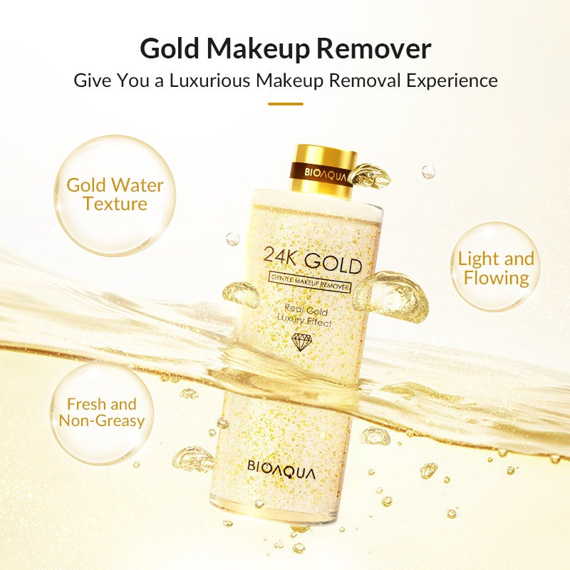 BIOAQUA 24K Gold Gentle Makeup Remover 300ml