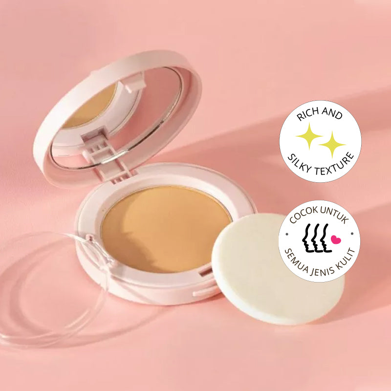 Rose All Day The Realest Lightweight Compact Powder - Light | 80 g