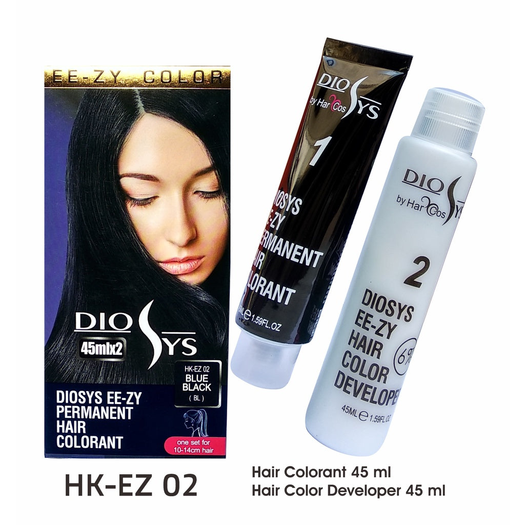 Diosys Hair Colour 02 Blue Black | 100 ml