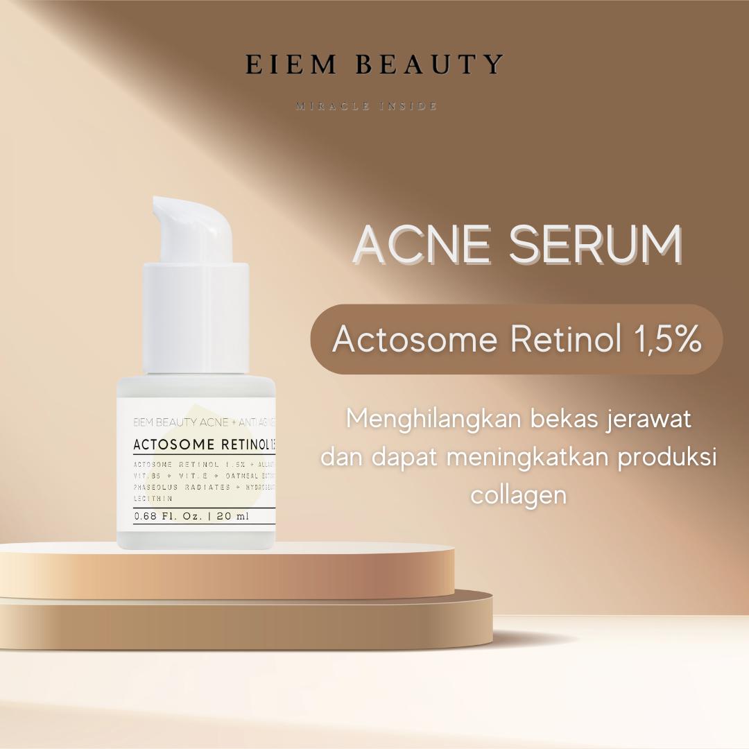 EIEM Beauty Acne + Anti Aging Serum, actosome retinol 1.5%  | 20ml