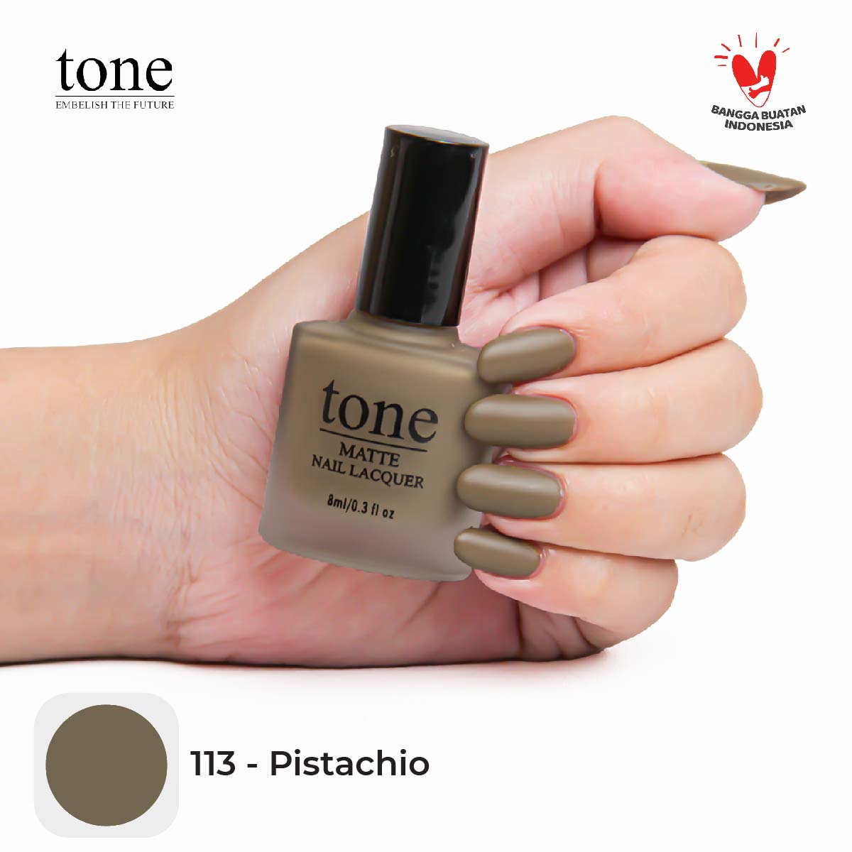 Tone Nail Polish Matte Earth Series 113 | 8 ml