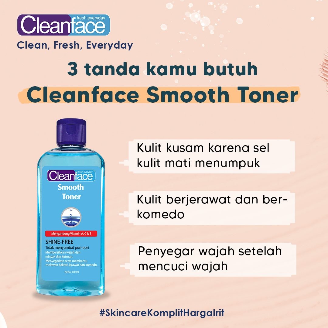 Clean Face Smooth Toner | 50 ml