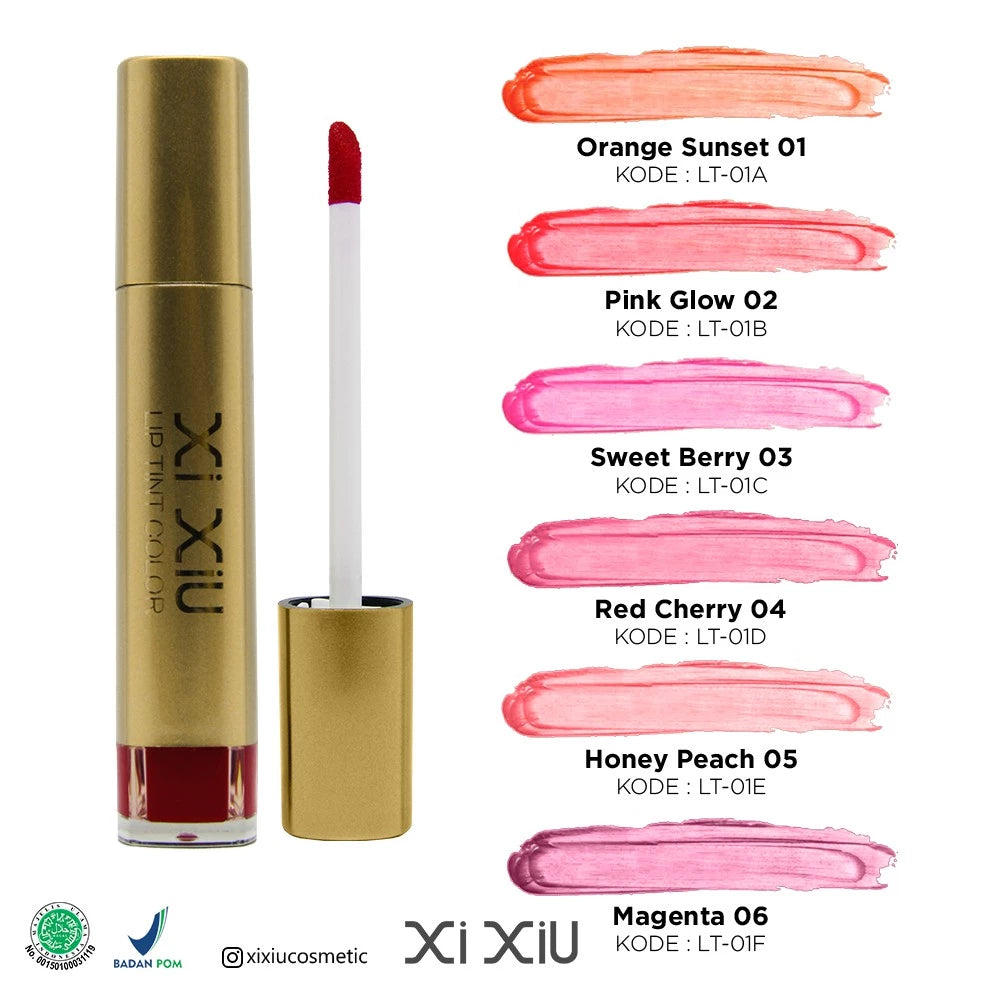 Xi Xiu Lip Tint Color Orange Sunset 01 | 5 ml