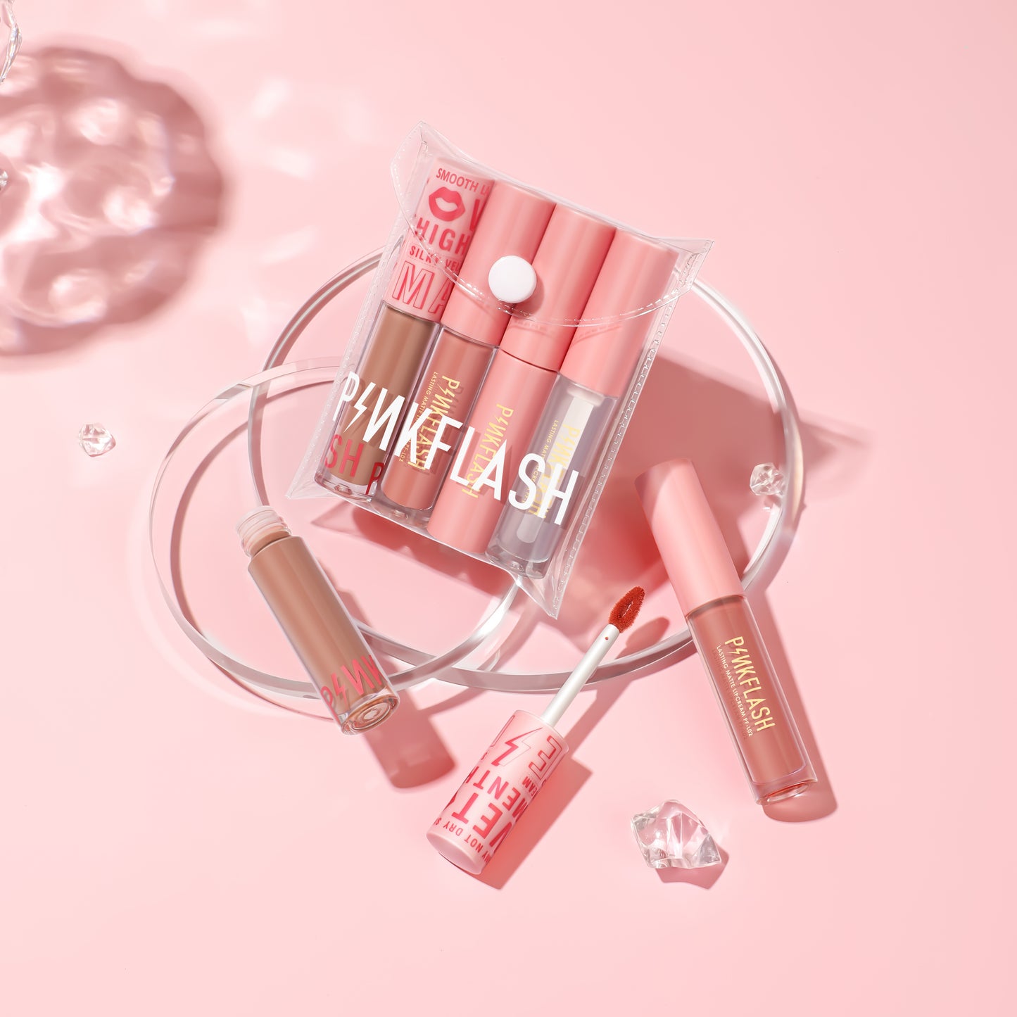 Pinkflash L02 Lasting Glossy Lip Gloss - G01