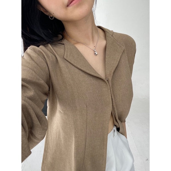 POÃME TERRA BLAZER | Soft Brown,ML