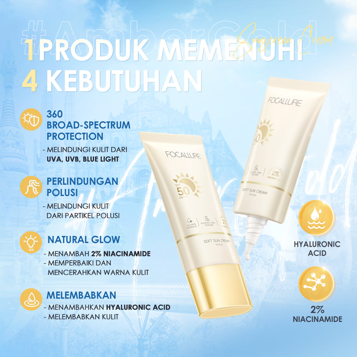 FOCALLURE SOFT SUN CREAM FA-SC23