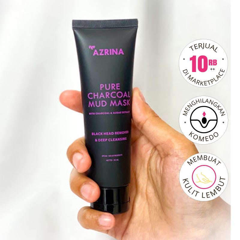 Azrina Pure Charcoal Mud Mask | 50 ml