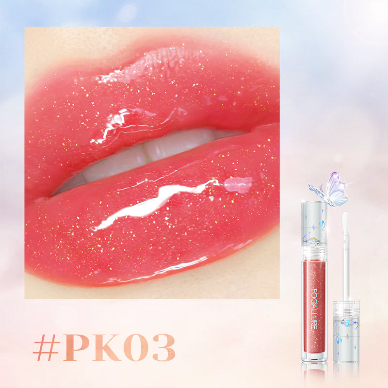 FOCALLURE WATERY GLOW LIPGLOSS PK03