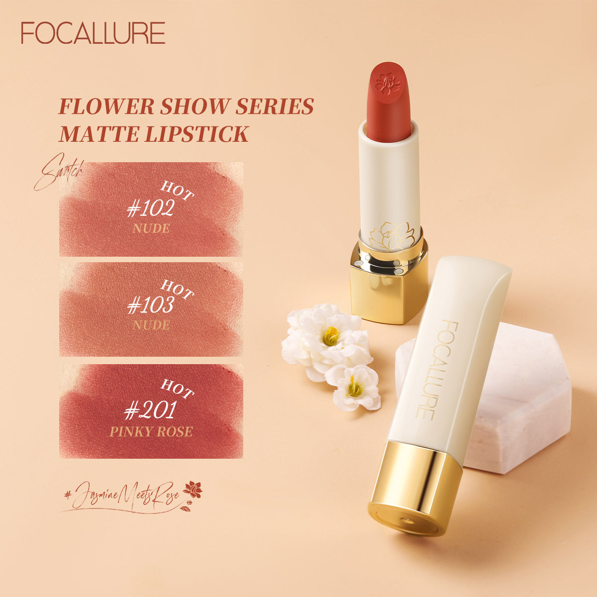 Focallure Pure Matte Lipstick FA203 - 201