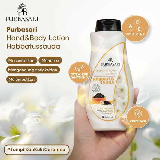 Purbasari Hand & Body Lotion Habbatussauda | 100 ml