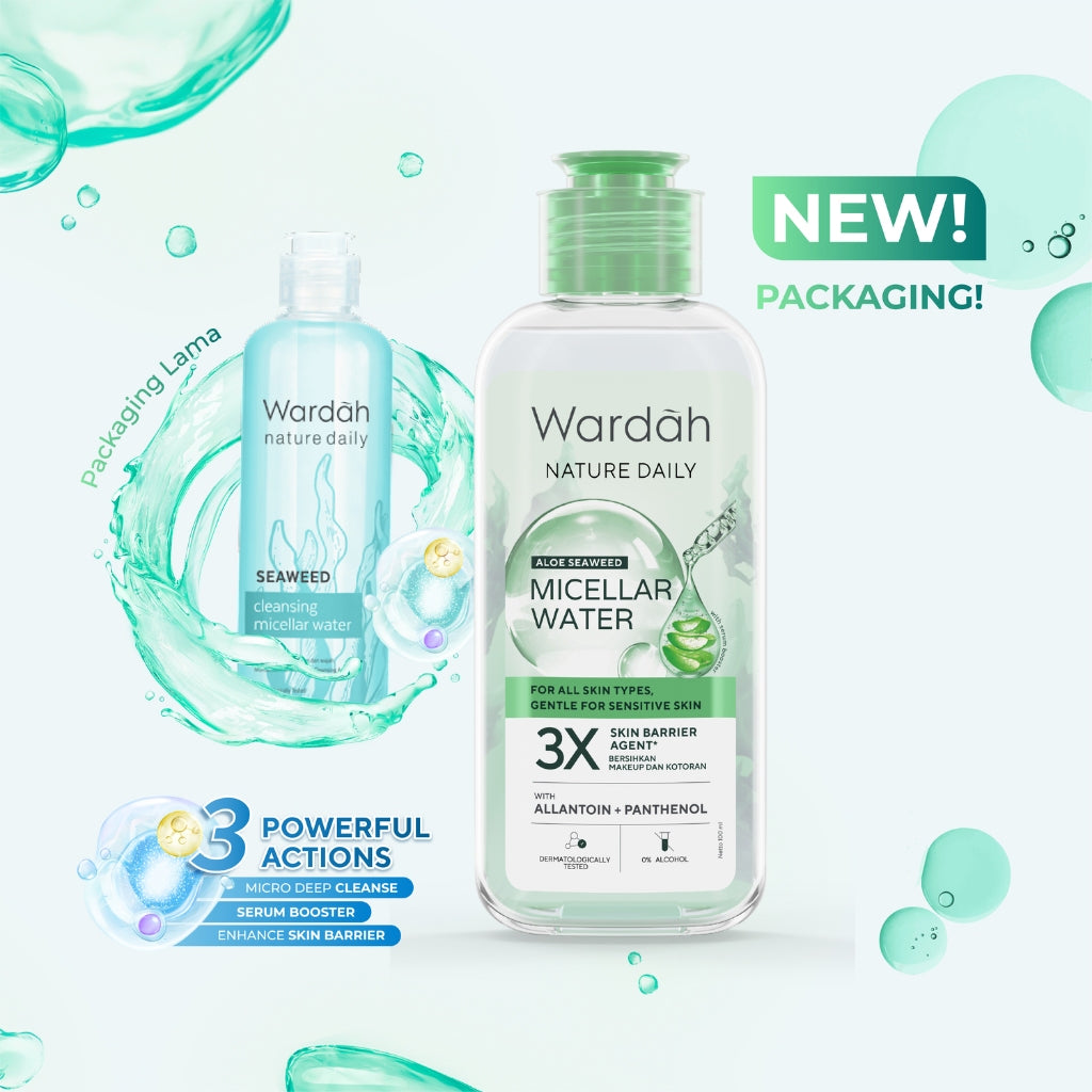 WARDAH Nature Daily Aloe Seaweed Micellar Water | 240 ml