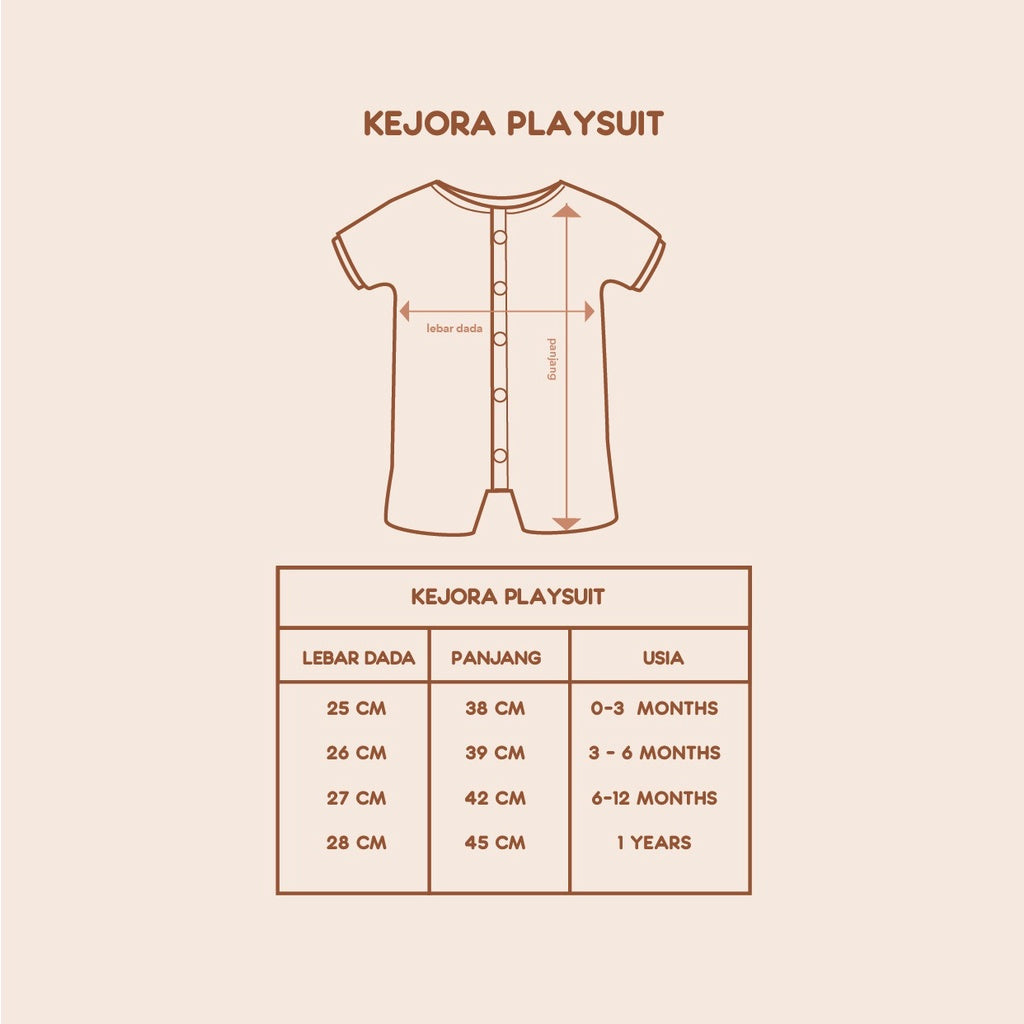 Booyah Baby & Kids Baju Bayi - Kejora Playsuit Banana (6-12 Month)