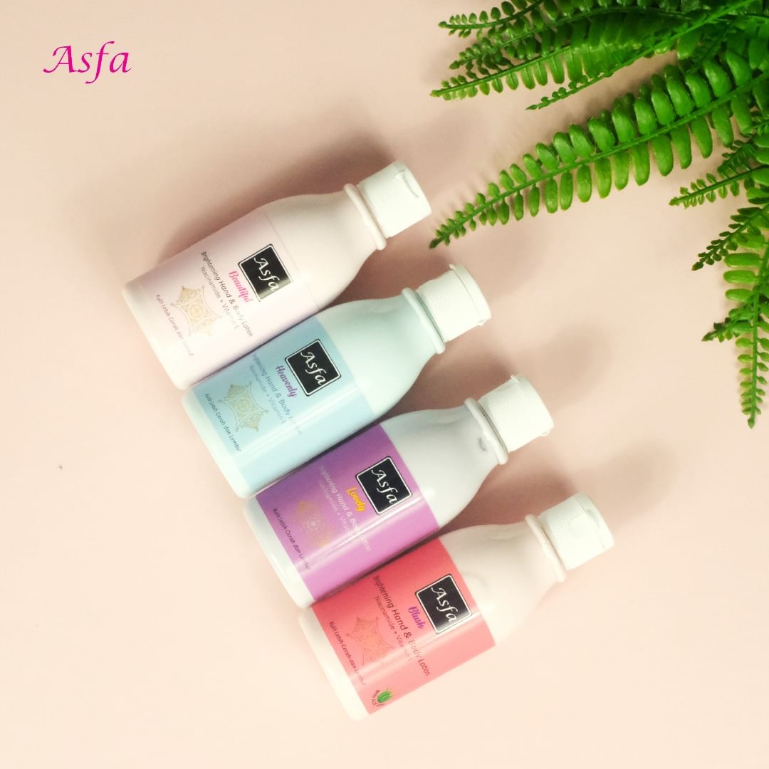 Asfa by Tokyo Night Brightening Body Lotion (Beautiful) Pink Mini | 130 ml