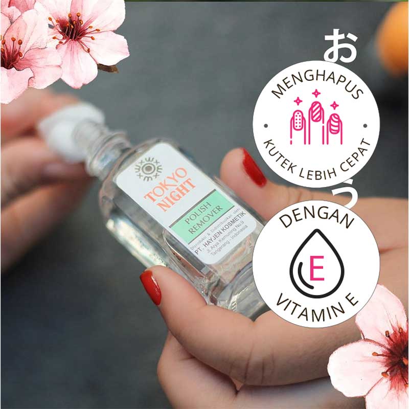 Tokyo Night Nail Polish Remover Kaca | 20 ml