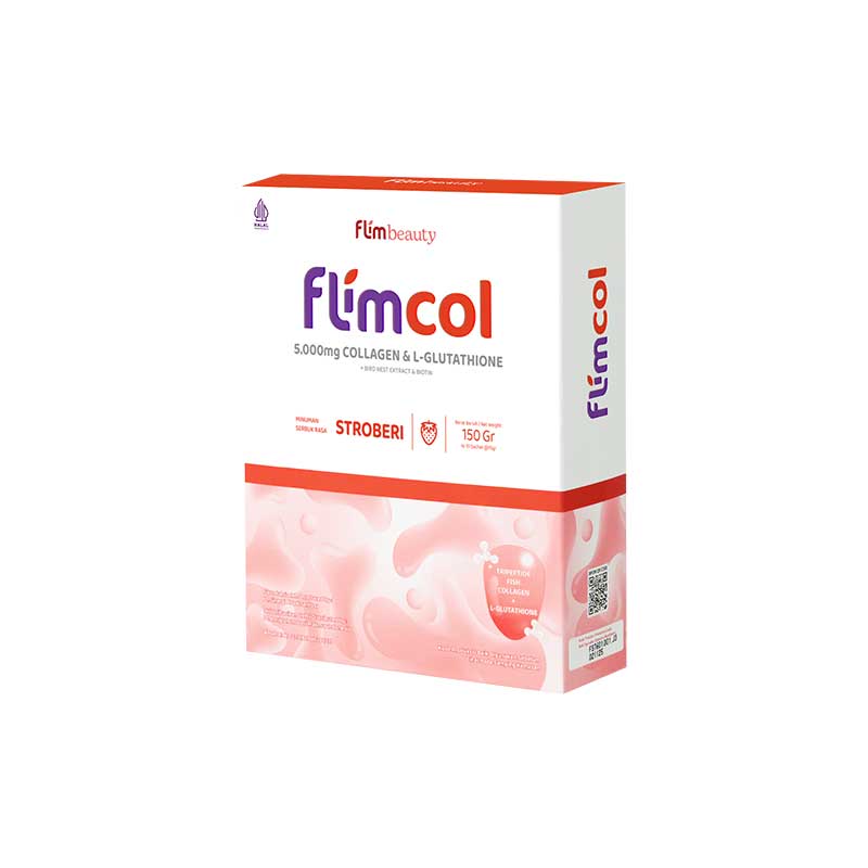 FlimCollagen Strawberry isi10 Sachet | 150g