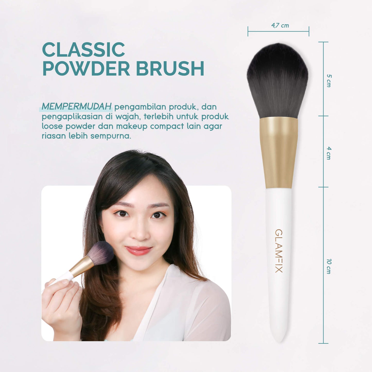 Glamfix Classic Powder Brush | 6 g