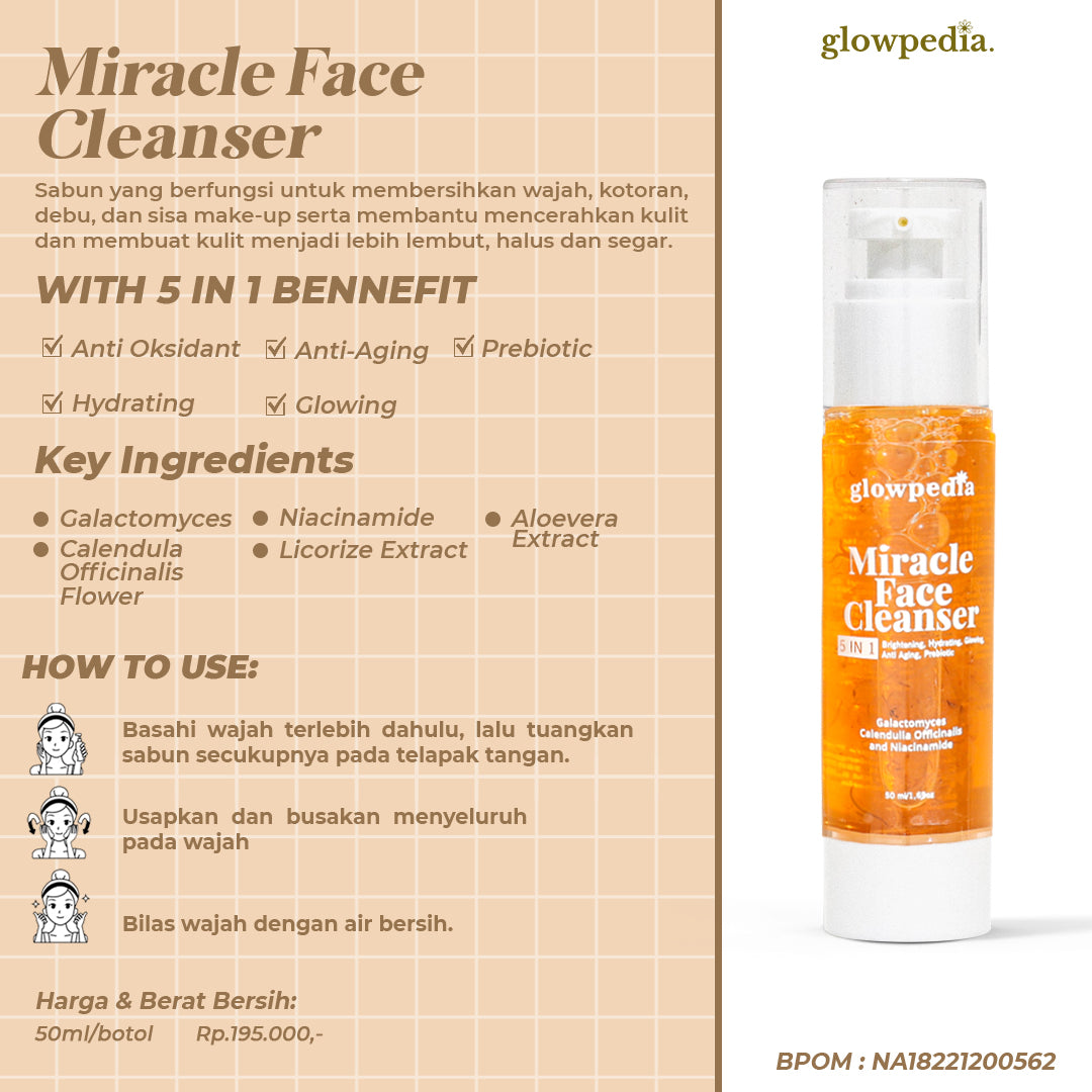 Glowpedia Skincare Face Cleanser | 50 ml