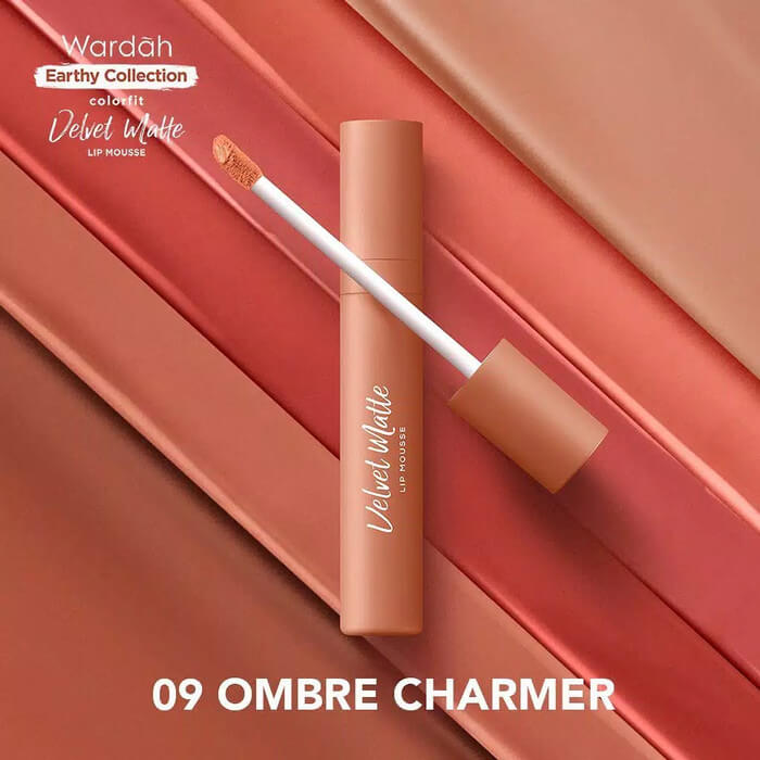 Wardah Colorfit Velvet Matte Lip Mousse - 09 Ombre Charmer | 4 g