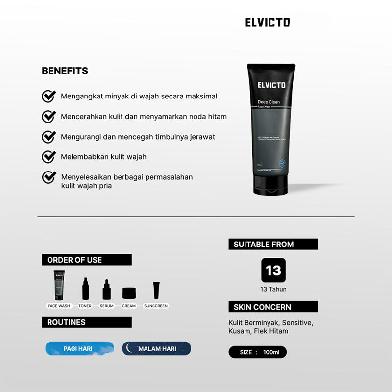 Elvicto Deep Clean Face Wash | 100 ml