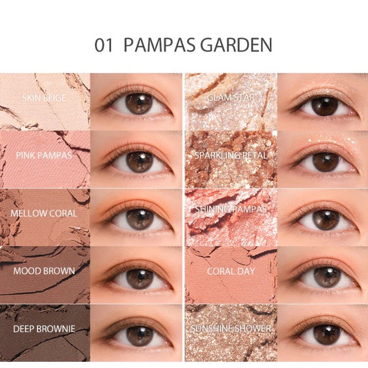 Rom&Nd Better Than Palette 01 Pampas Garden | 6g