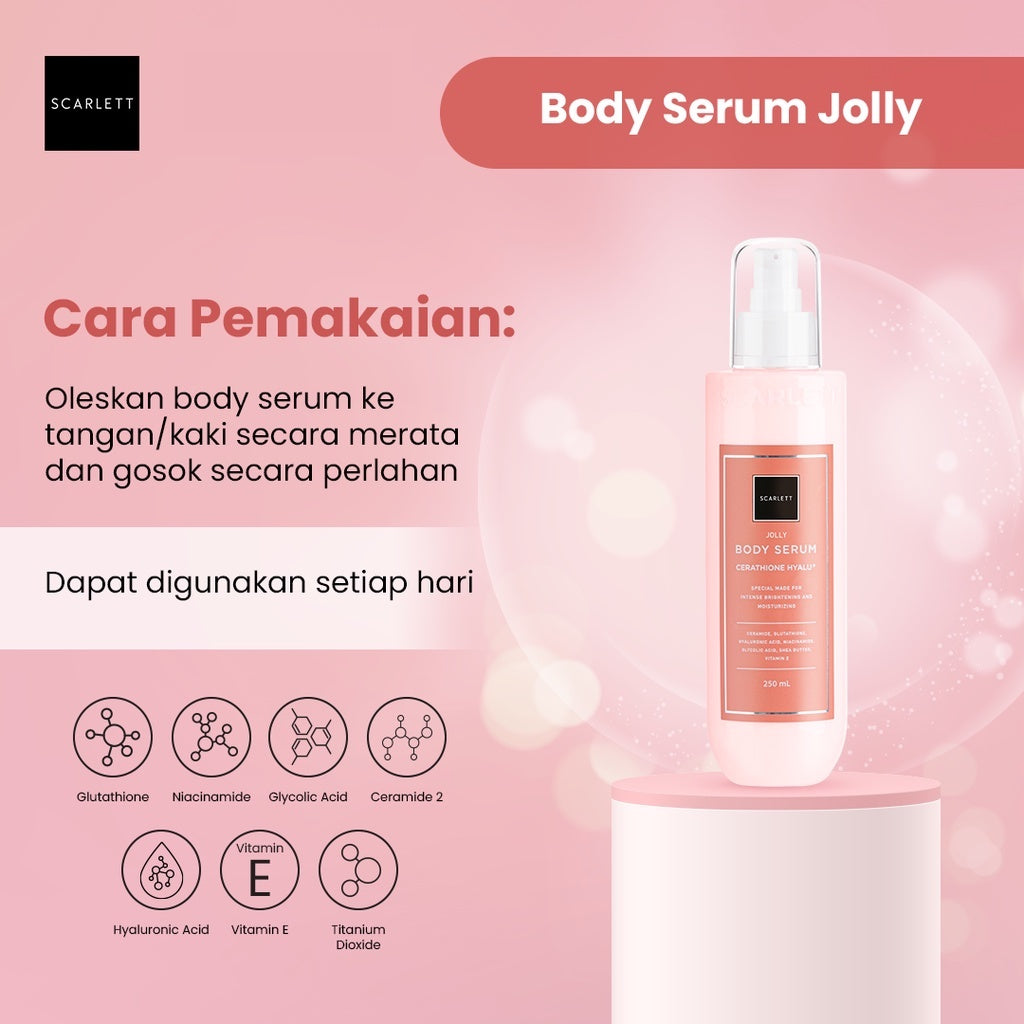 Scarlett Whitening Body Serum Jolly