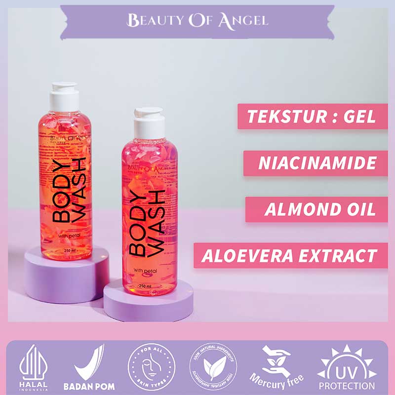 Beauty Of Angel Body Wash With Petal | 250 ml