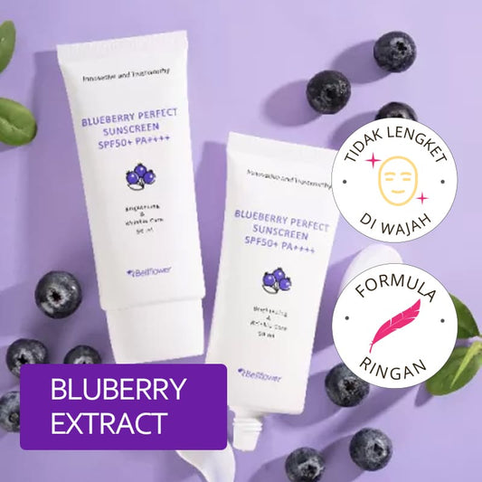 Bellflower Blueberry Perfect Sunscreen SPF 50+ PA++++ | 50 ml