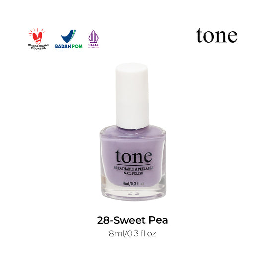 TONE Breathable and Peelable Nail Polish Hello Spring Palette Series 28