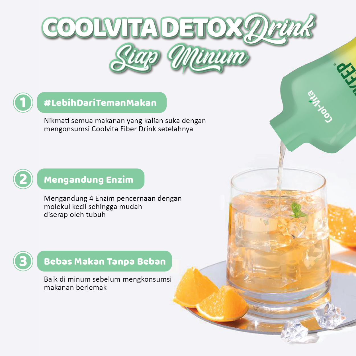 Coolvita Detox RTD 1 Pouch | 45 ml