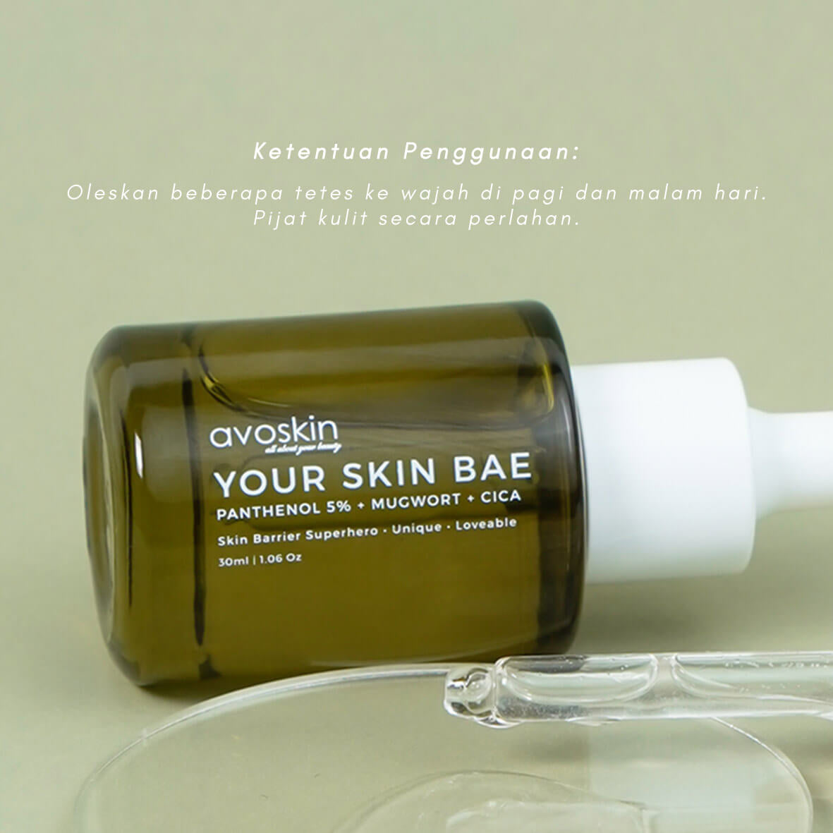 [Warehouse Sale] Avoskin Your Skin Bae Panthenol 5% + Mugwort + Cica Serum 30 ml