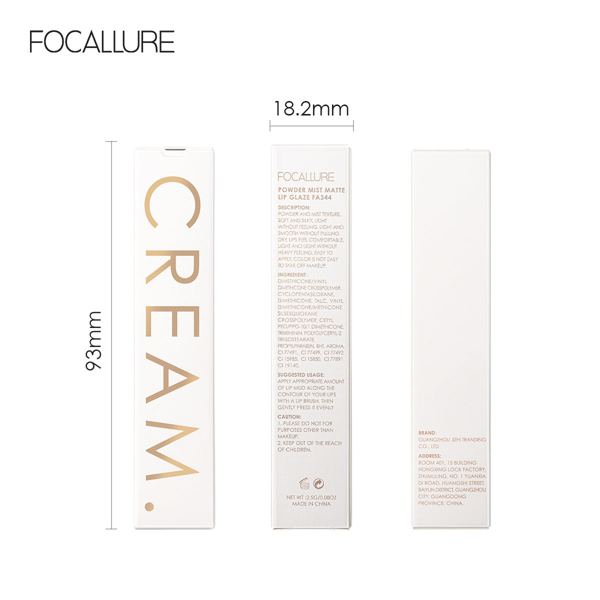 Focallure Silky Lip Cream FA344 #204