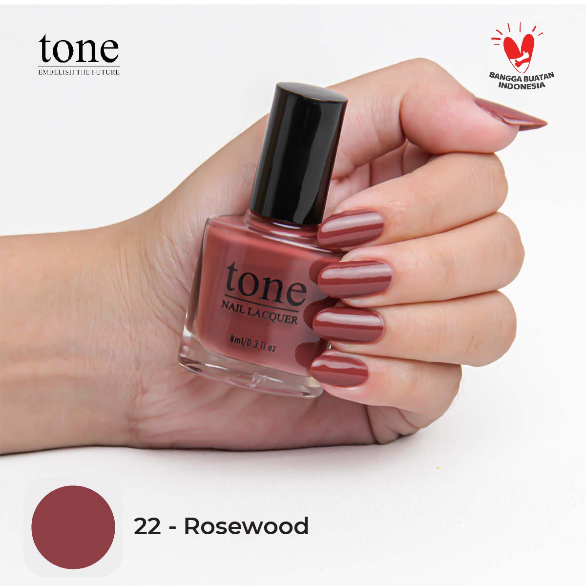 Tone Nail Polish Glossy Nude Series 22 | 8 ml