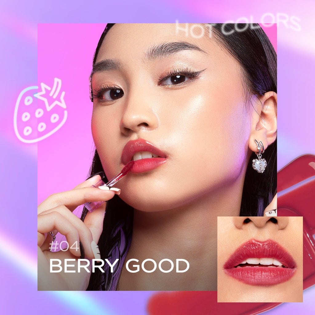 DAZZLE ME Juicy Punch! Lip Tint 04 Berry-good