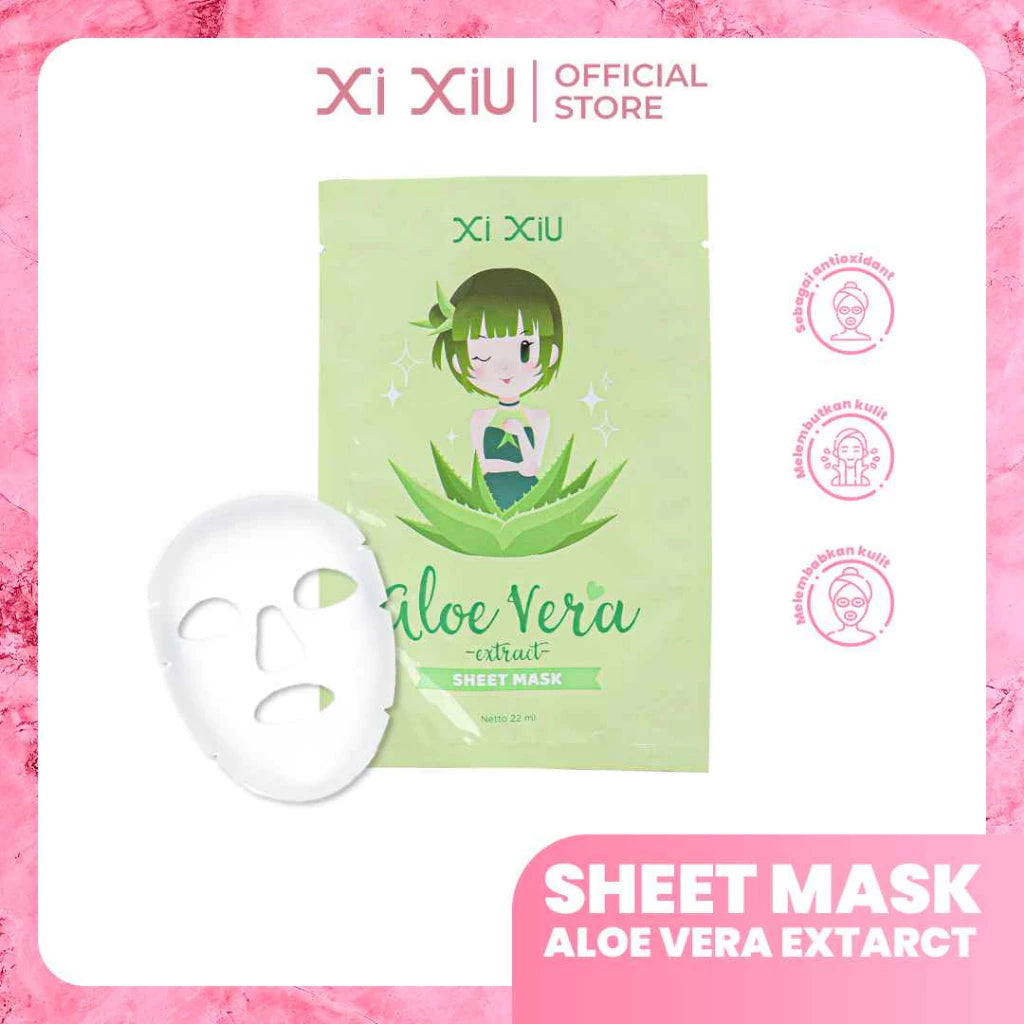 Xi Xiu Sheet Mask With Aloe Vera Extract | 22 ml